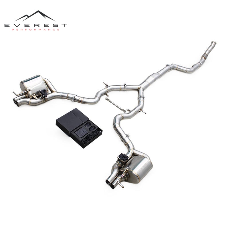 Catback Exhaust System for Mercedes-Benz AMG CLE53 Y Midpipe Stainless Steel Muffler Exhaust Pipe