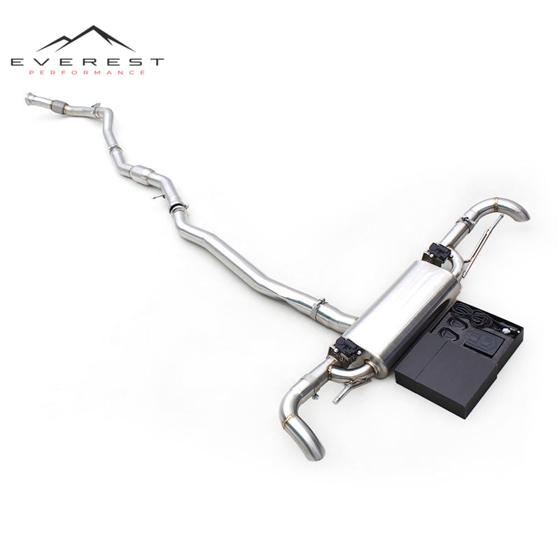 Resonator Catback for Mercedes-Benz GLS450 W167 3.0T 2020-2021 Stainless Steel Exhaust System Muffler Valve