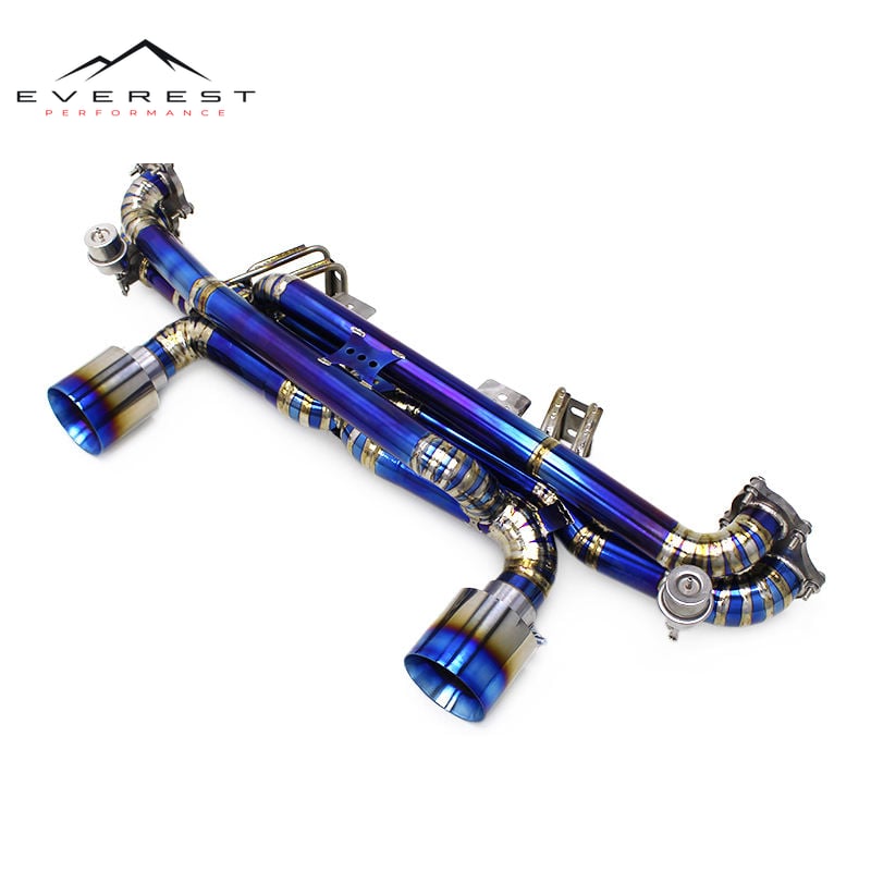 Titanium Catback Exhaust for Porsche 718 Cayman GT4 4.0L