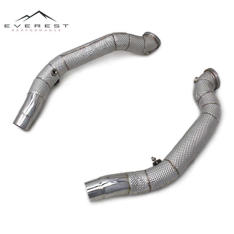 Exhaust Header Straight Stainless Steel Pipe for Maserati Ghibli S Q4/SQ4 3.0T