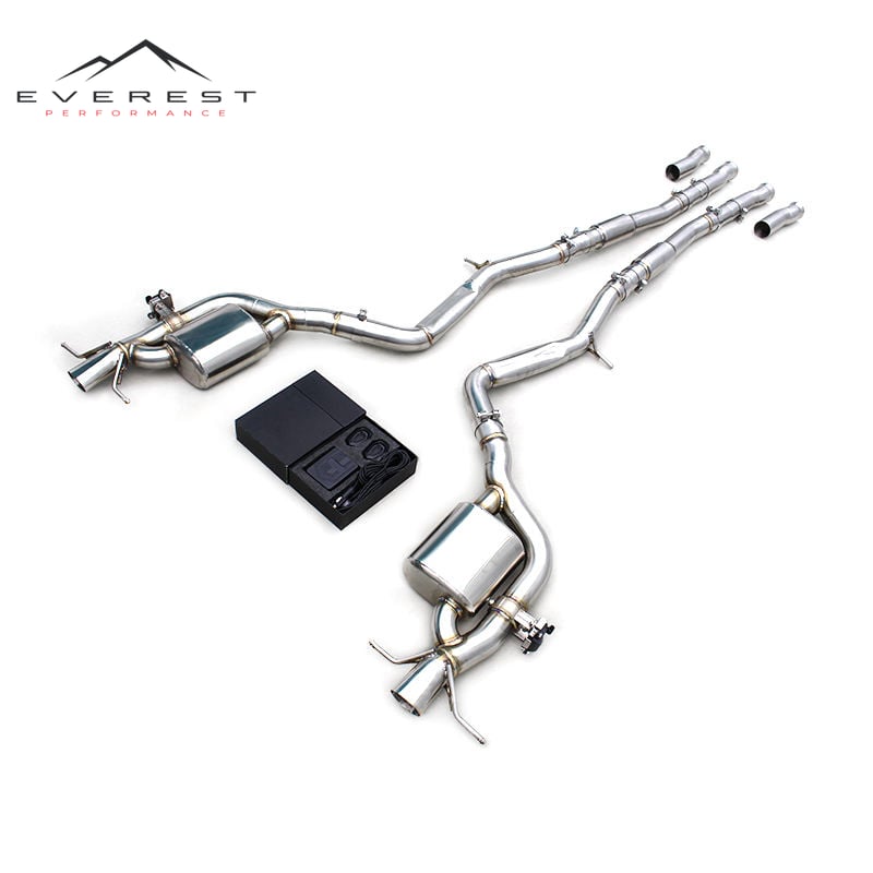 Exhaust Pipe System Stainless Steel with Muffler for Mercedes-Benz S580 W223 4.0T 2020-2025 Valved Sport Exhaust Catback