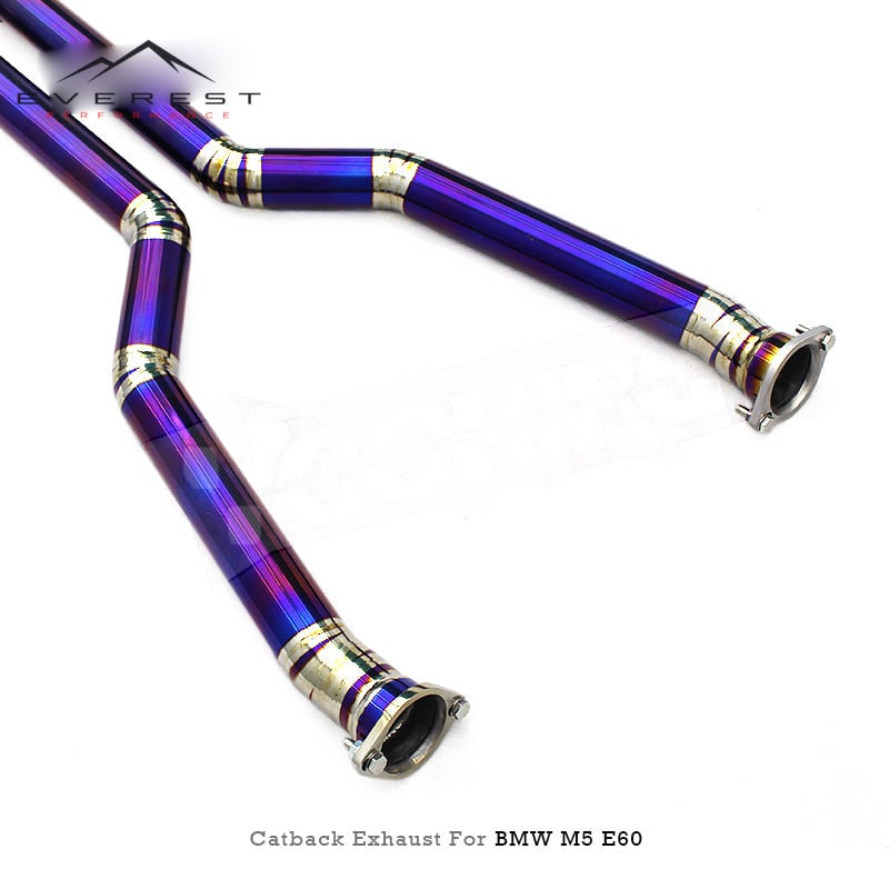 Titanium Performance Valvetronic Valved Muffler Catback Exhaust System for BMW M5 E60 5.0L 2003-2010 MP Tip Control Kit