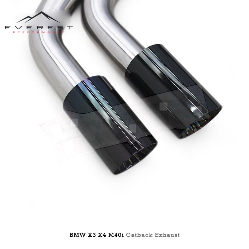 SS304 Exhaust Pipe System for BMW X3/X4 M40i 3.0T 2016-2023 Valvetronic Catback Exhaust Muffler with Remote Controller