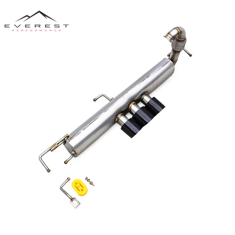 Stainless Steel Non-Valved Exhaust Pipe Fit for SMART Fortwo W453 0.9T/1.0L 2016-2023 High Performance Exhaust System