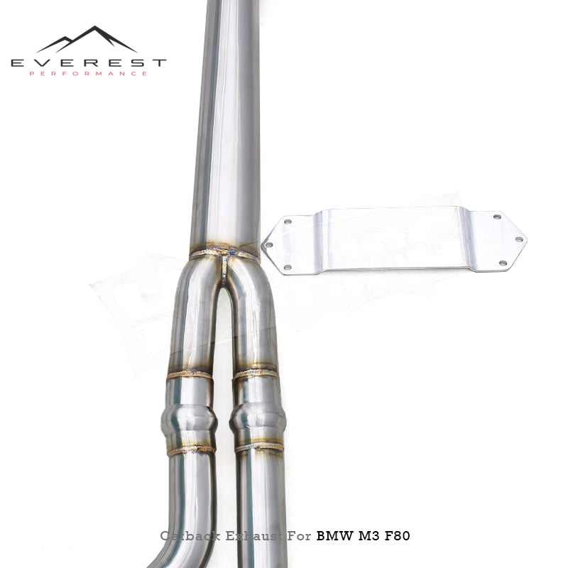 Custom Dynamic Sound Exhaust System for BMW M3/M4 F80/F82 3.0T 2014-2019 Stainless Steel Pipe Catback Muffler with Valve Control