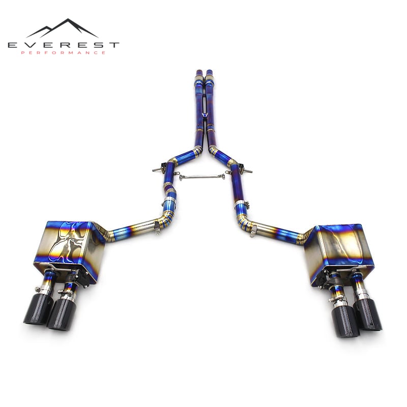 Titanium Alloy Exhaust System for Porsche Panamera (970) 3.0 3.6 4.8 2009- Exhaust Valves Titanium Pipes