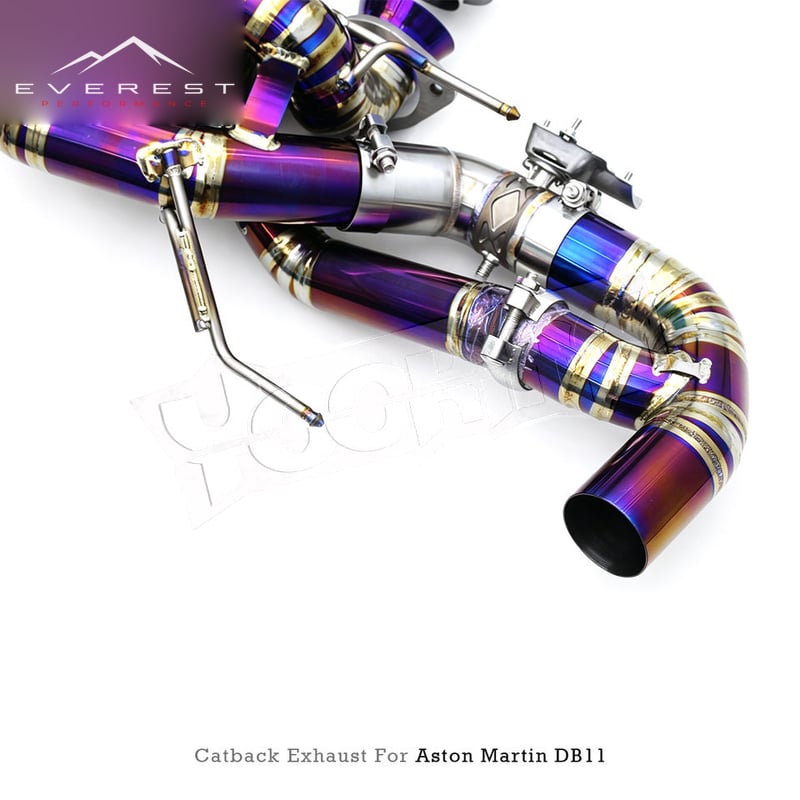 Titanium Exhaust Pipe System for Aston Martin DB11 V12 5.2L 2016-2019 Racing Valve Muffler Catback Exhaust