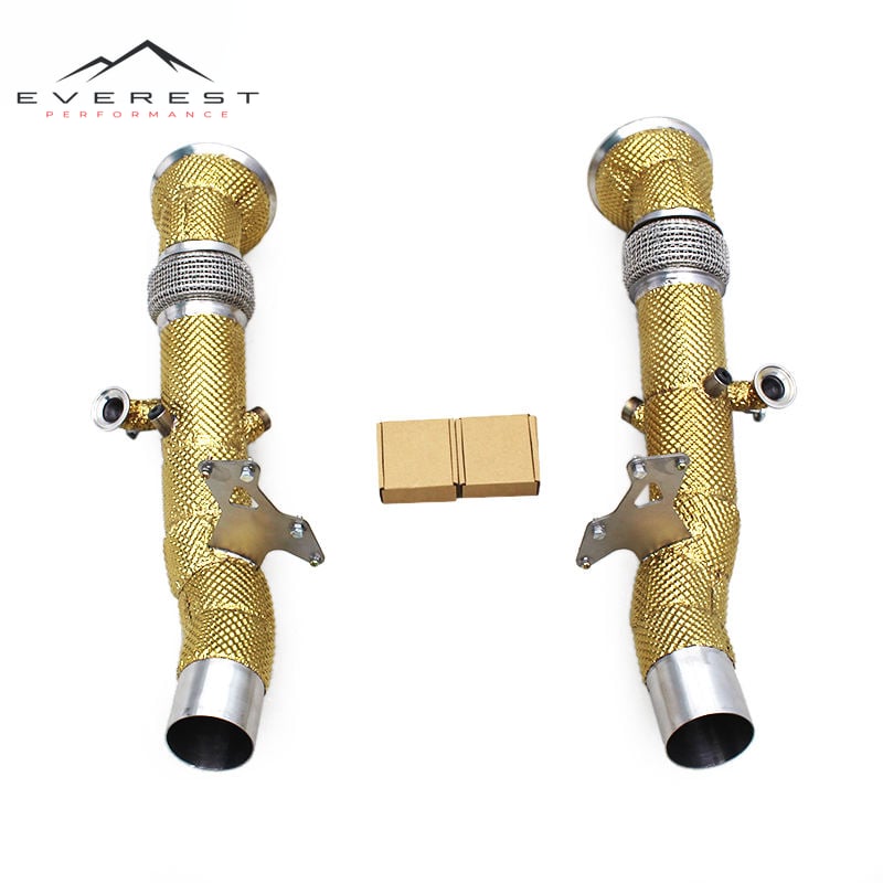 Exhaust Pipe System for Ferrari 296 GTB V6 3.0T 2021-2024 High Performance Heat Shield Exhaust Pipe System