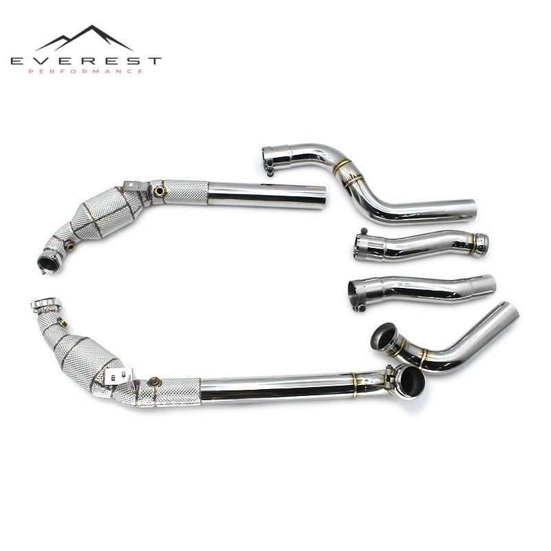 304 Stainless Steel Exhaust Downpipe for Benz AMG C63 W204 Exhaust Pipes Car Exhaust System High Quality Sale