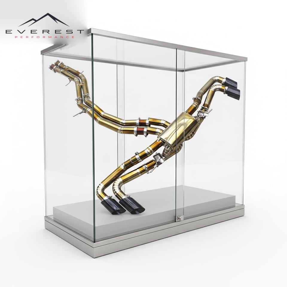 Custom Gold Titanium Pipes Catback Muffler for Lamborghini URUS 4.0 2018-2023 Performance Car Original Valve Exhaust System
