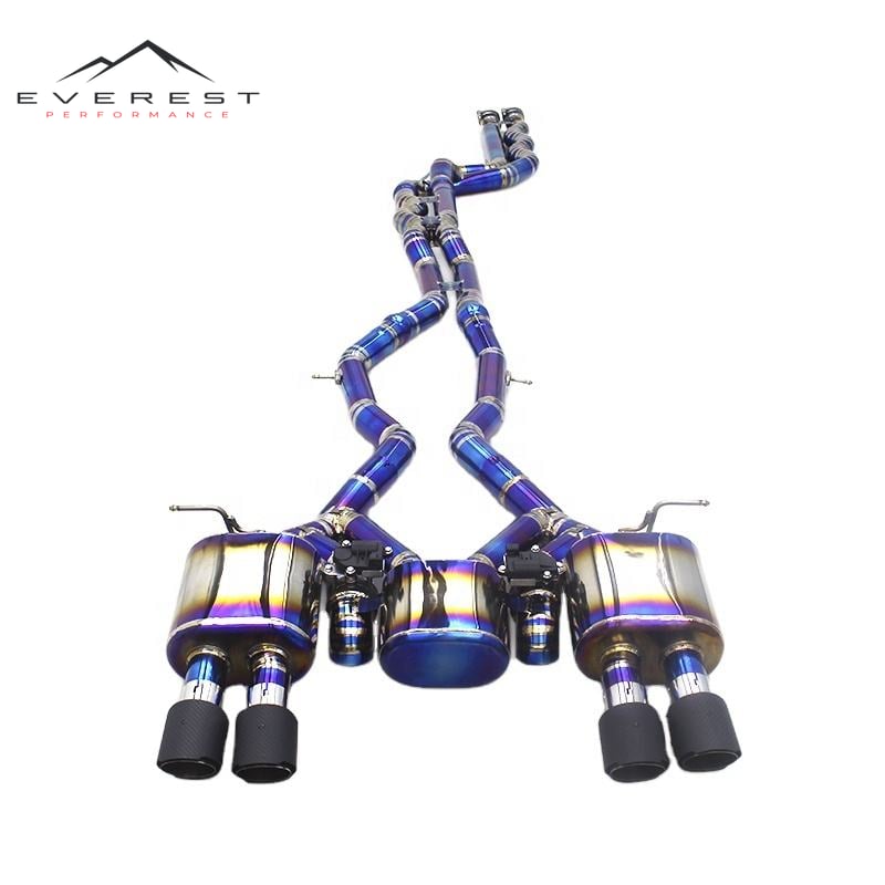 Performance Titanium Valvetronic Exhaust for BMW M4 F82 F83 F8X S55 3.0T 2014-2018 Catback with Valve Tuning Exhausted System