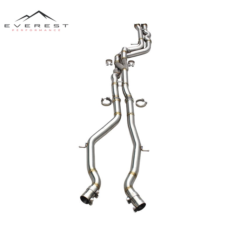 SUS304 Pipes Exhaust Equal Length Midpipe for BMW M3/M4 F80/F82/F83 3.0T 2015-2017 Active Sound with Z Pipes X Pipe Midpipe