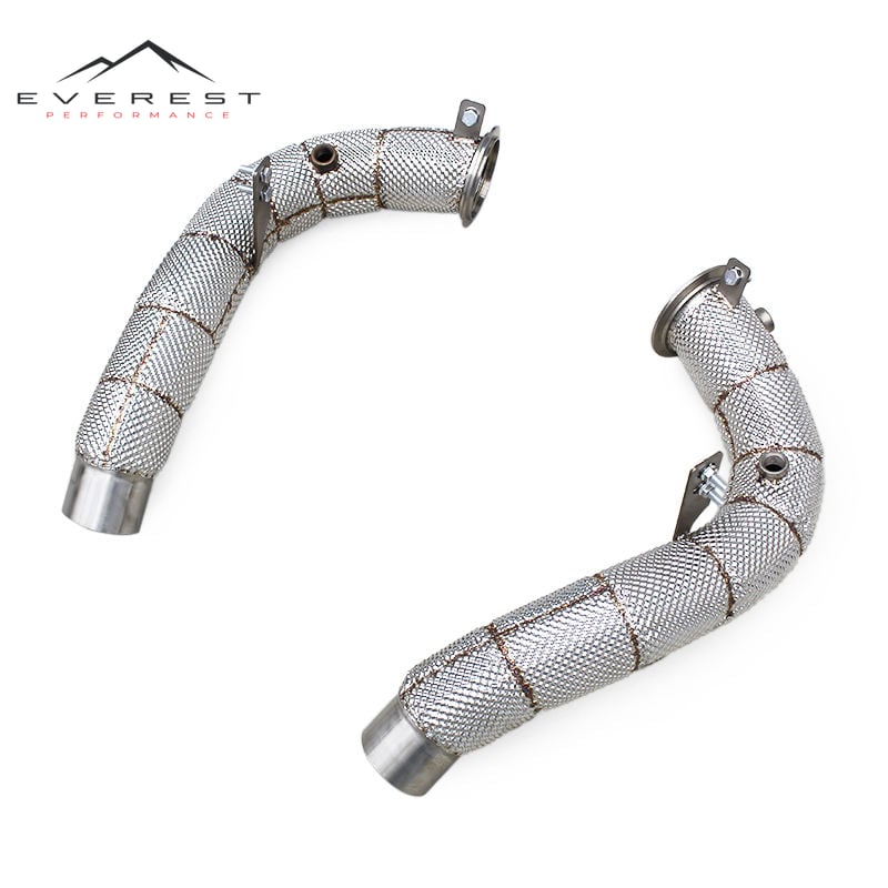 Custom Straight Header Downpipe for BMW M5/M6 F06/F10/F12 2012-2016 Stainless Steel Pipes Exhaust Free Flow System