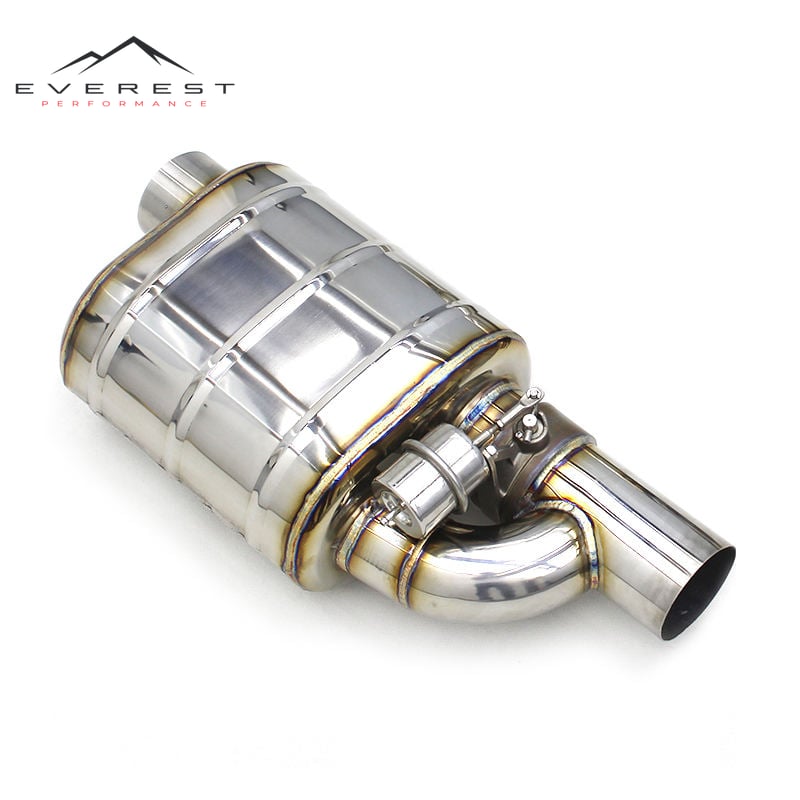 Racing Performance Valved Exhaust With Remote Control Valvetronic Muffler Exhaust Cutout for All Car Model Universal Muffler