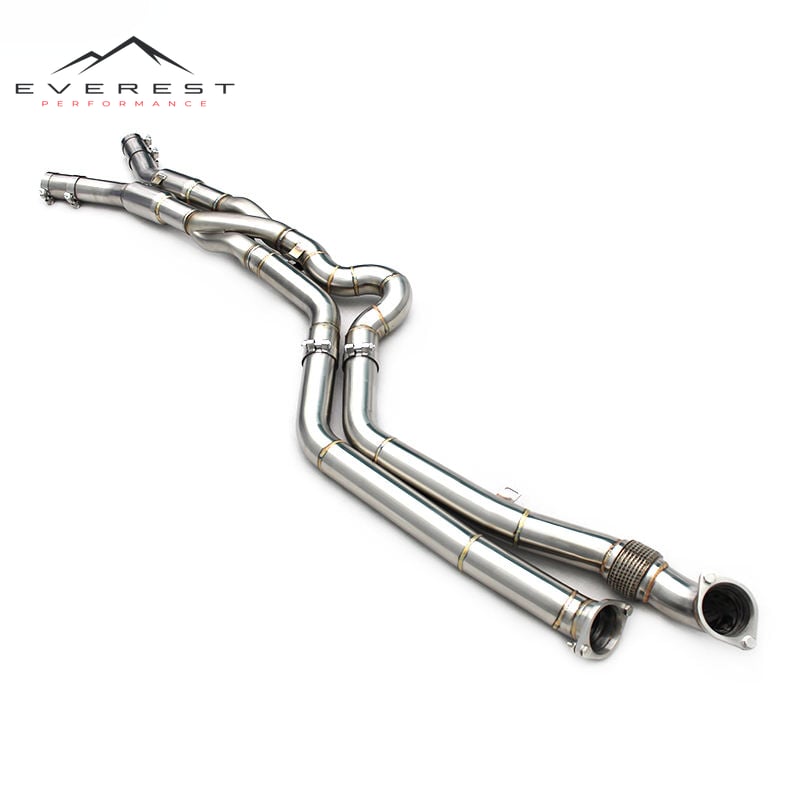Equal Length Mid Pipe Z Pipe for BMW M2/M3/M4 G80/G82/G87/G8X 3.0T 2021-2024 Stainless Steel Exhaust Pipe