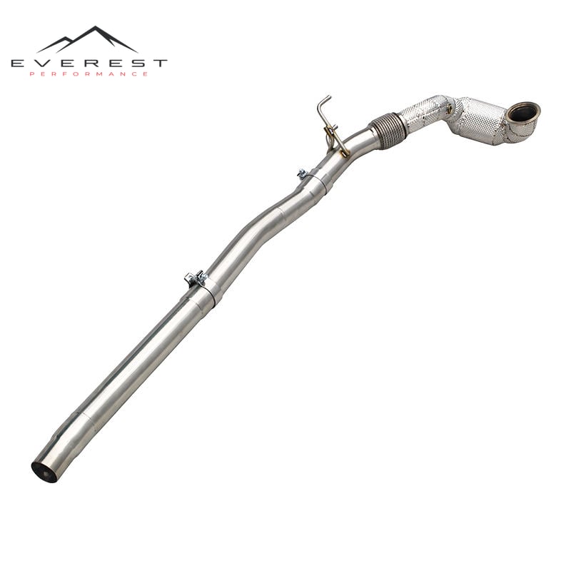 Exhaust Downpipe for Audi S3 8V 2.0T 2015-2020 High Performance Stainless Steel High Flow Catted Downpipe with Catalyst