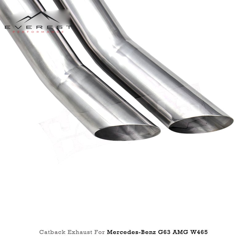 Stainless Steel Catback Exhaust Pipe for Mercedes-Benz G63 AMG W465 2025+ Racing Car Exhaust Muffler with Valve System