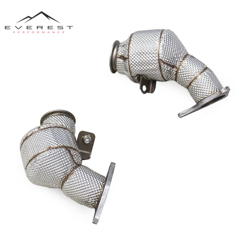 Race Straight Exhaust Pipe for Nissan 400Z 3.0T 2021-2024 Stainless Steel Exhaust Pipe Free Flow Down Pipe System
