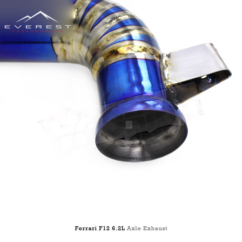 Titanium Exhaust Pipe System for Ferrari F12 Berlinetta/TDF 6.3L V12 2013-2017 High Performance Vacuum Valve Catback Exhaust