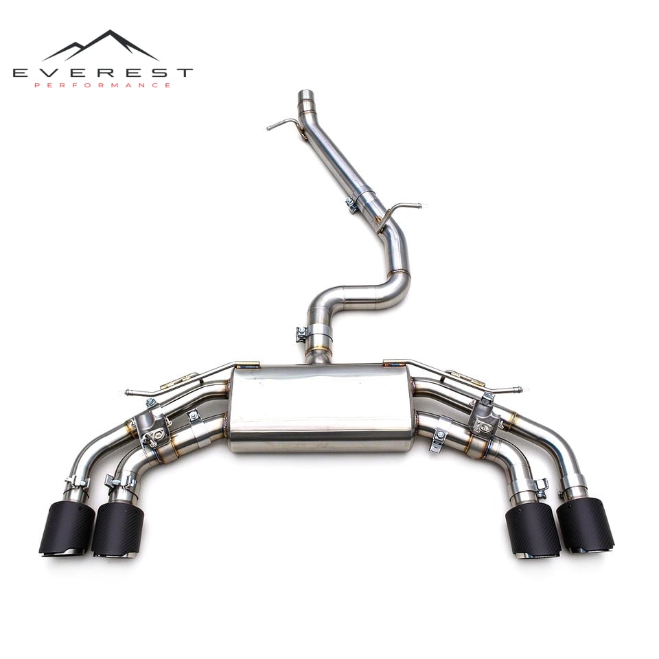 SUS304 Performance Valve Muffler Catback Exhaust Pipe System for VW Golf 8/MK8/8R R 2.0T 2020-2024 with Controller