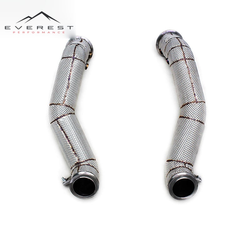 Free Flow Pipe for Mclaren GT 4.0T 2019-2023 Car Exhaust System Stainless Steel Exhaust Downpipe
