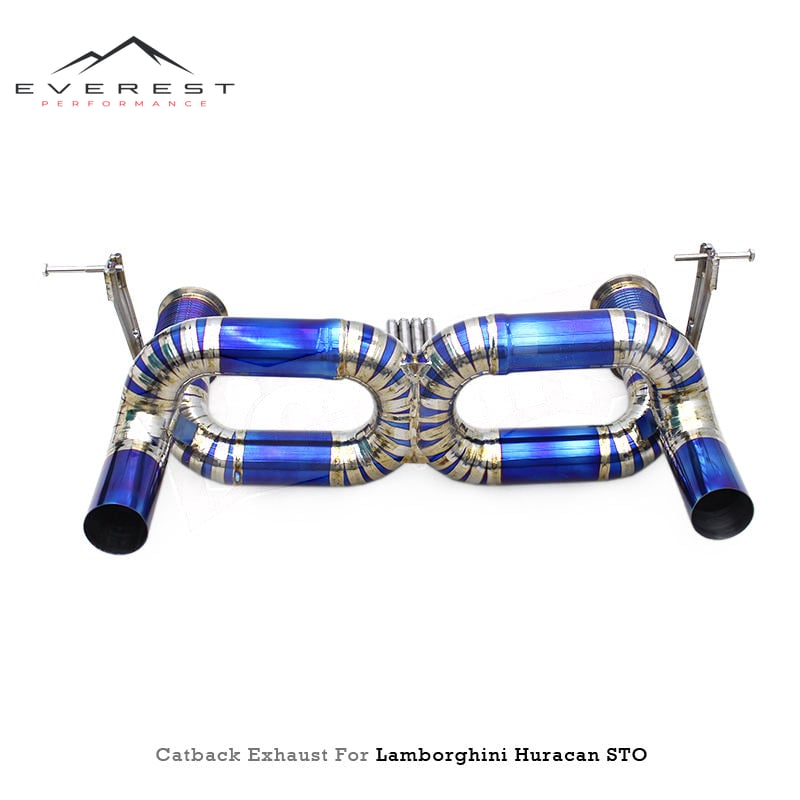 Direct-fit Catback Muffler Header for Lamborghini Huracan STO/EVO/Technica 5.2L 2019+ Dynamic Sound Valved Sport Exhaust System