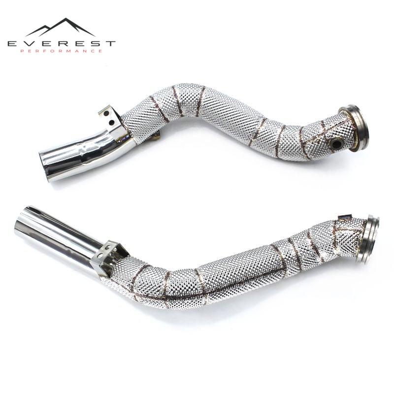 Performance Exhaust Downpipe for Maserati Ghibli 3.0T 2014-2016 Free Flow Exhaust Pipes Racing Car Exhaust System