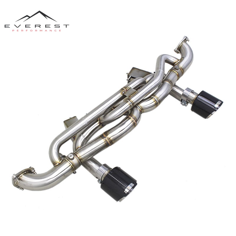 Exhaust Pipe System for Porsche 718 Cayman GT4 RS 4.0L 2019-2023 Tuning Catback Exhaust Stainless Steel Pipe Muffler Escape