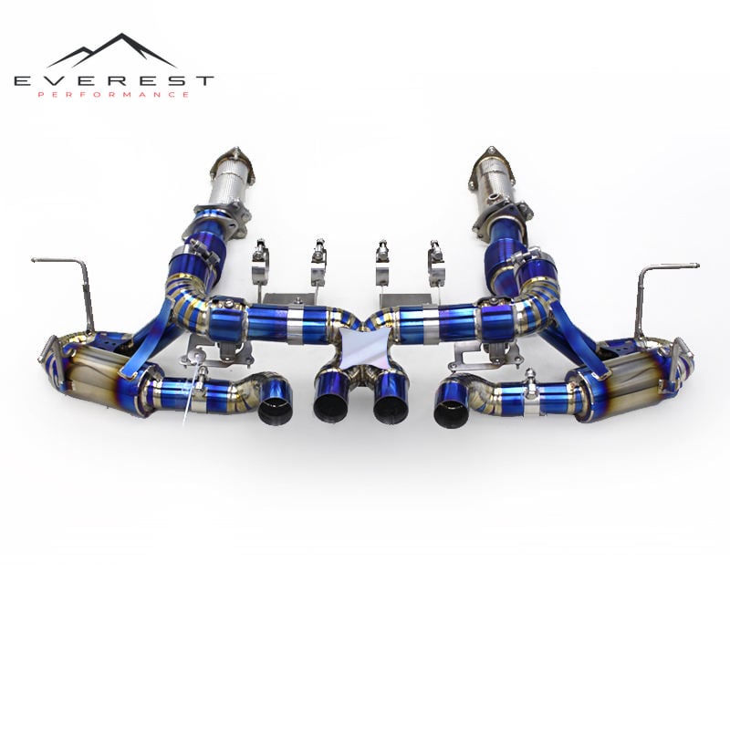 Valve Muffler Catback for Chevrolet Corvette C8 Z06 2019-2025 Titanium Exhaust Pipes SUS304 Downpipe