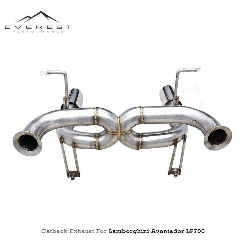 Racing Catback Exhaust Pipes System for Lamborghini Aventador LP700 6.5L 2011-2016 Stainless Steel 304 Exhaust Pipes Muffler