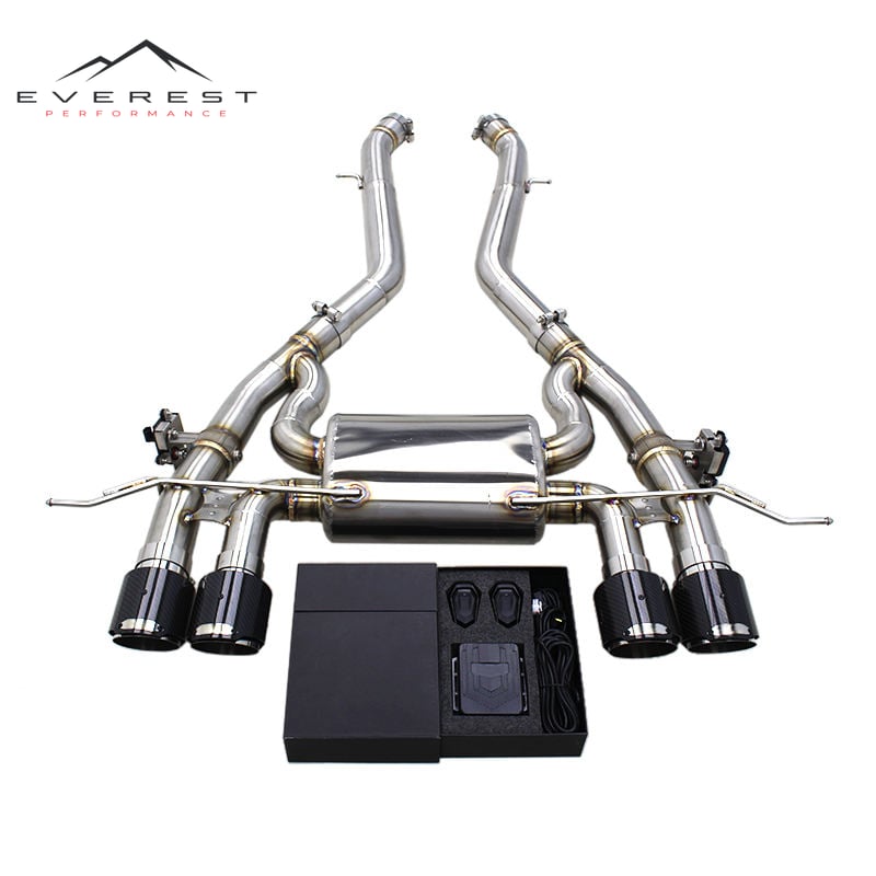 Race Rear Section for BMW M3/M4 G80/G82 S58 3.0T 2021-2023 Performance Sport Valvetronic Mufler Exhaust System Axle Back Pipe