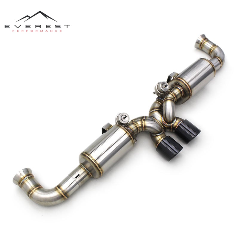 Exhaust Pipe System for Porsche 911 991.1/991.2 GT3 2010-2019 Stainless Steel Catback Exhaust Valve Control Pipes Muffler Escape