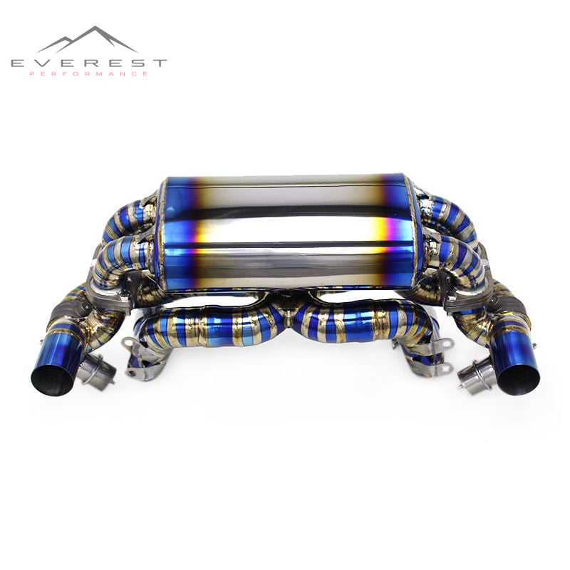 Race Sport Axle Back for Ferrari F430SC/F430 Scuderia/430 Scuderia/16M 4.3L 2009-2015 Valved Titanium Muffler Superfast Exhaust