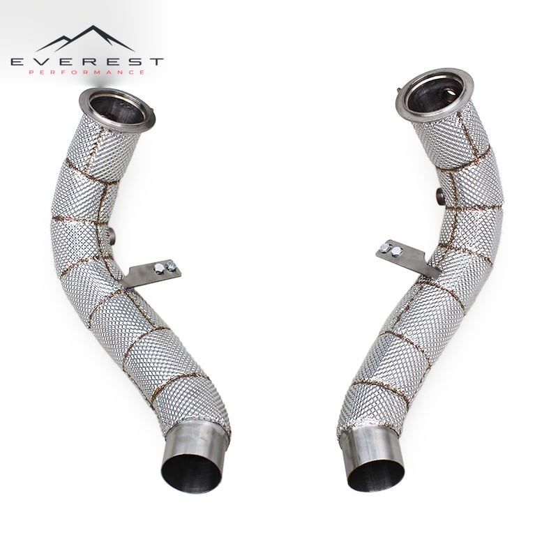 High Performance Exhaust System Stainless Steel Exhaust Pipes Exhaust Downpipe for BMW M5/M6 F06/F10/F12 2012-2016