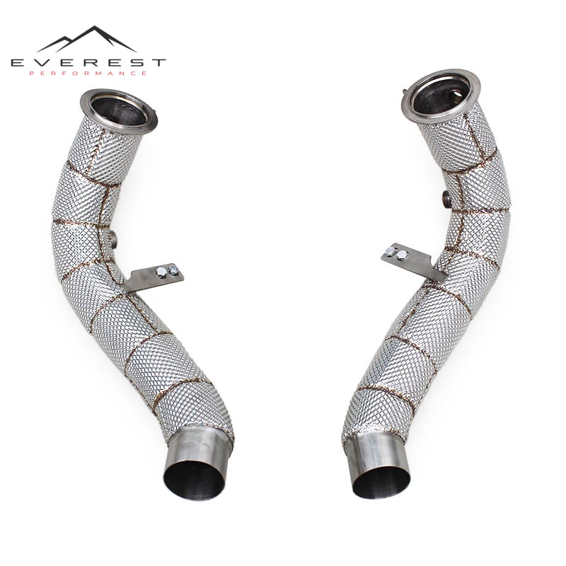 High Performance Exhaust System Stainless Steel Exhaust Pipes Exhaust Downpipe for BMW M5/M6 F06/F10/F12 2012-2016