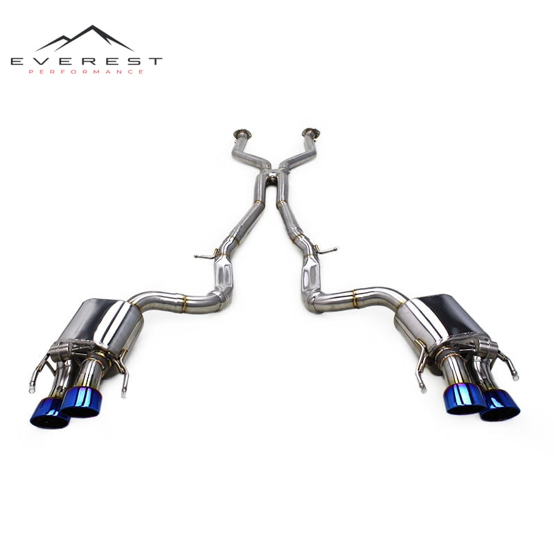 Car Parts Escape for Lexus RCF/RC F 5.0L 2015-2017 SUS304 Exhaust Pipe Muffler With Vacuum Valve Exhaust System