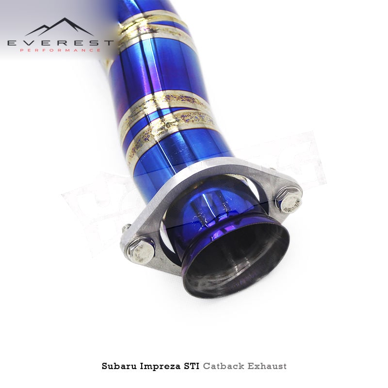 Titanium Exhaust Pipe System for Subaru Impreza STI 2.5T 2008-2021 High-quality Racing Electronic Valve Catback Exhaust