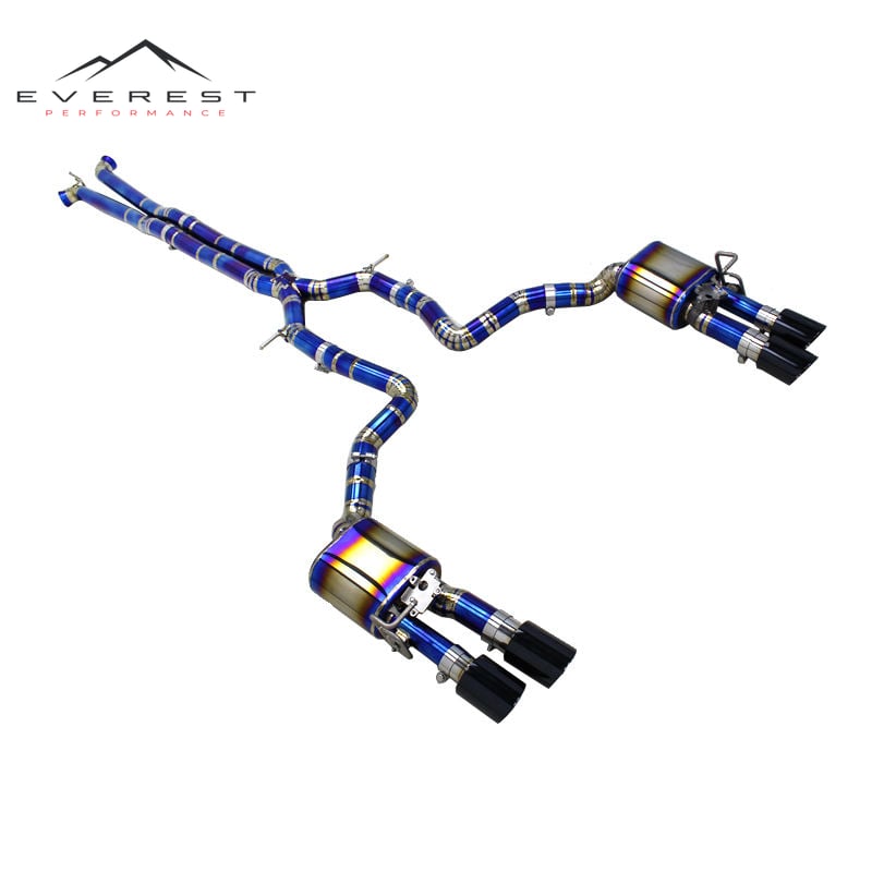 Titanium Exhaust Pipe System for Porsche Panamera 970/971 2009-2023 High-performance Valve Catback Exhaust Auto Spare Parts
