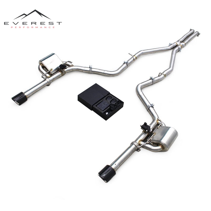 Custom Enhanced Sound Catback Muffler for Dodge Charger V6 3.6L 2012-2019 Stainless Steel Pipes Valvetronic Exhaust System