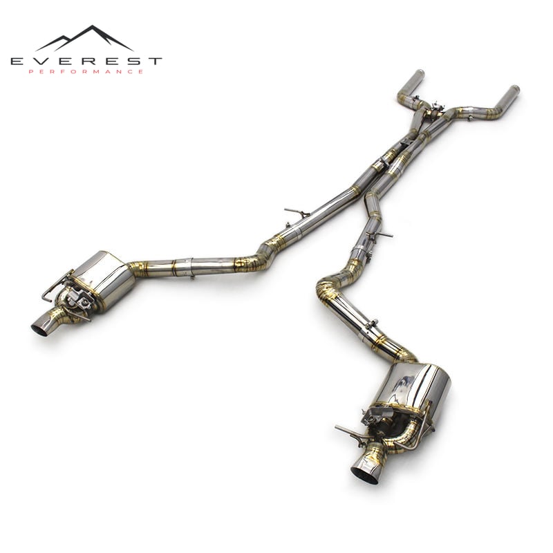 Titanium Catback Exhaust for Mercedes-Benz E63/E63S AMG W213 4.0TT 2016-2023 Valvetronic Exhaust Escape Car Exhaust System
