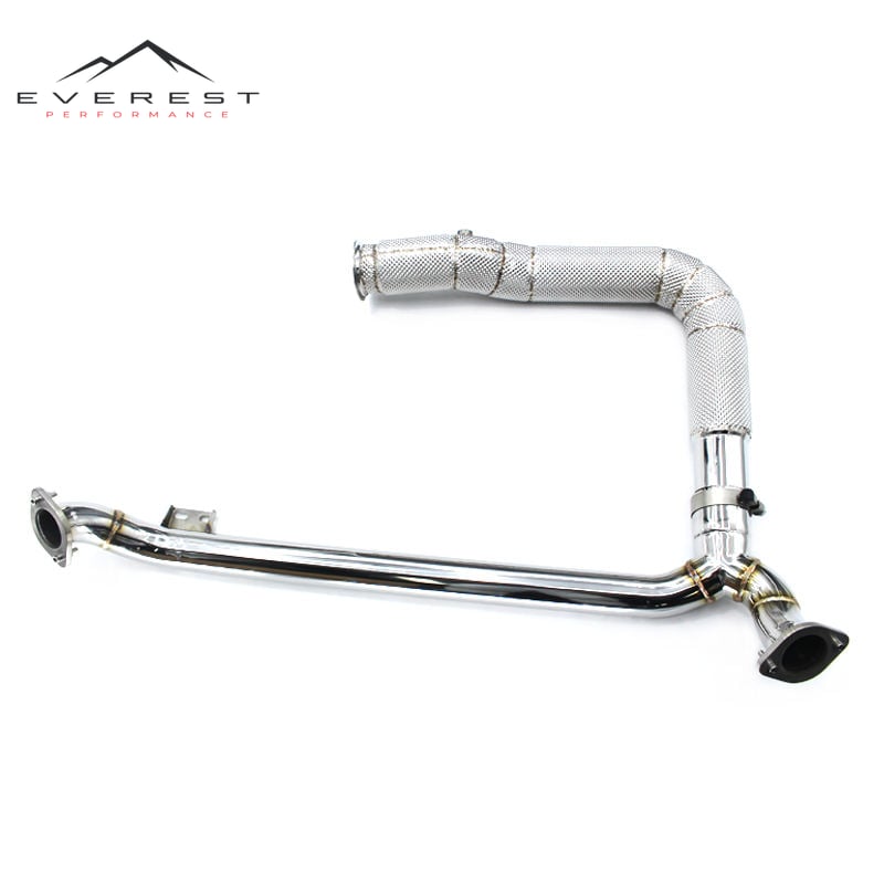 Performance Stainless Steel Exhaust Downpipe for Porsche Boxster 718 2.5 GTS 2017- Turbo Downpipe Car Exhaust System