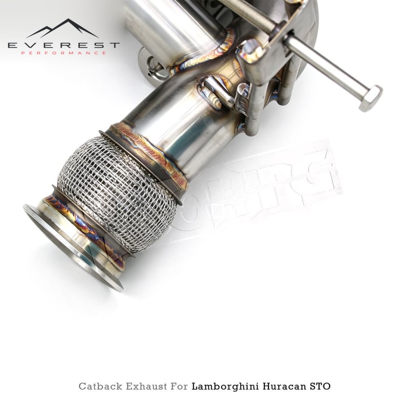 Racing SS304 Catback Exhaust Pipe Rear Section for Lamborghini Huracan STO/EVO/TECNICA 5.2L 2019-2024 Dynamic Sound Valve System