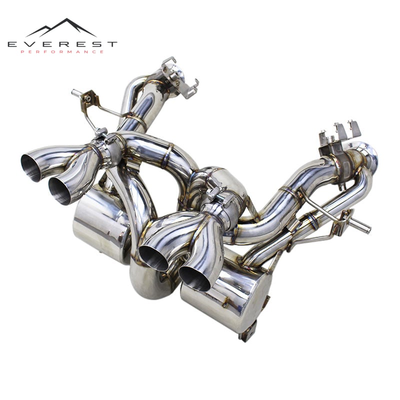 Valve Muffler Exhaust for Lamborghini Revuelto 6.5L V12 SUS304 Pipes