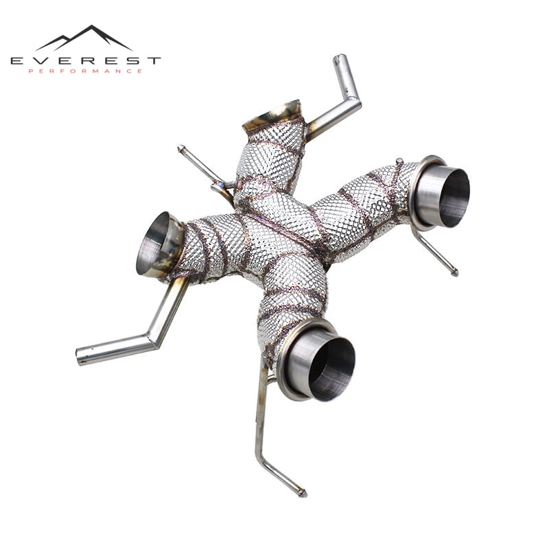Custom Street Car Catback Muffler for Mclaren 600LT Spider/Coupe 3.8T 2018-2020 Free Flow Pipe Supersport Car Exhaust System
