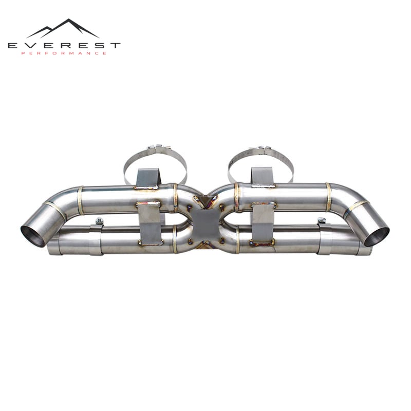 Race Straight Pipes System for Porsche 911 992/992.1/992.2 Turbo S 3.0T 2019-2024 Straight-through Street Sport Catback Muffler