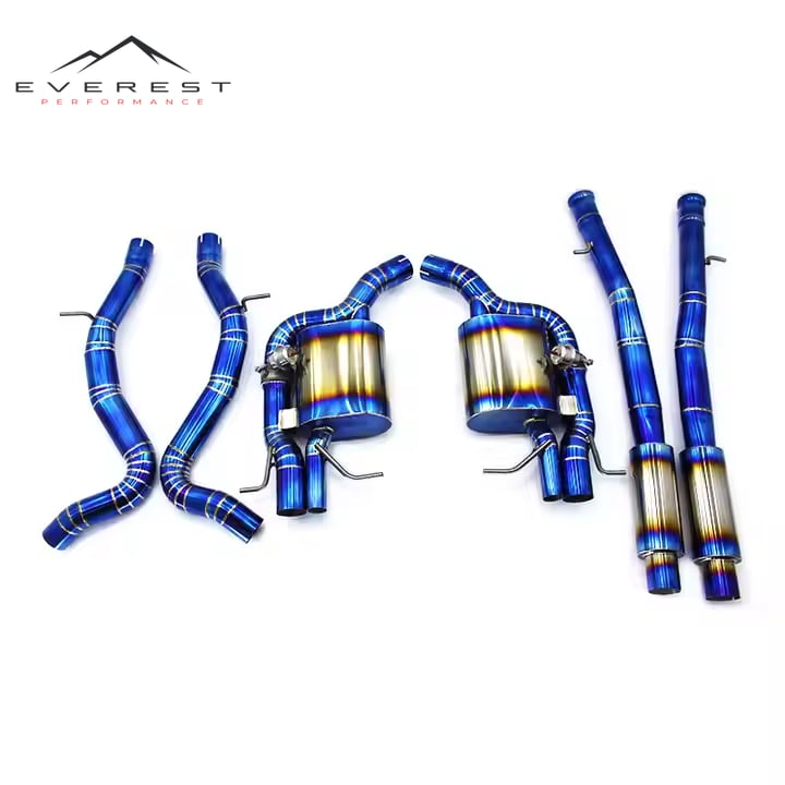 Titanium Catback Exhaust for Mercedes-Benz S63 AMG W222 5.5T 2014-2017 Titanium Pipe Muffler Car Exhaust System