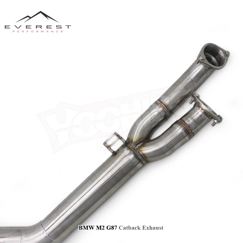 Stainless Steel Single Mid Pipes Valvetronic Exhaust Pipes for BMW M2 G87 2023 High Quality Catback Valved Muffler