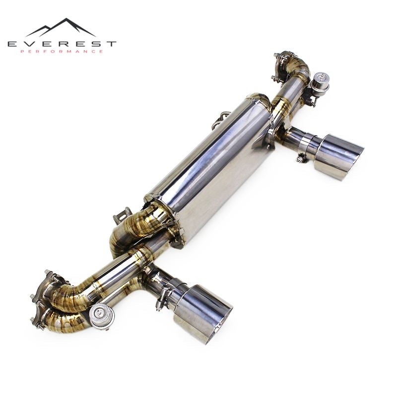 Valve Exhaust System for Porsche 718 Cayman GT4 4.0L (2020-2022) Titanium Pipe