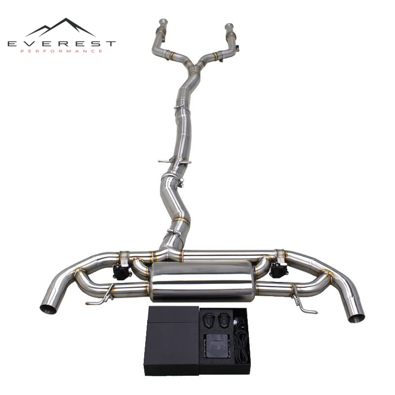 Catback Exhaust for Mercedes-Benz GLC43 AMG 3.0T 2020-2024 Tuning Stainless Steel Pipe Muffler Valvetronic Exhaust System