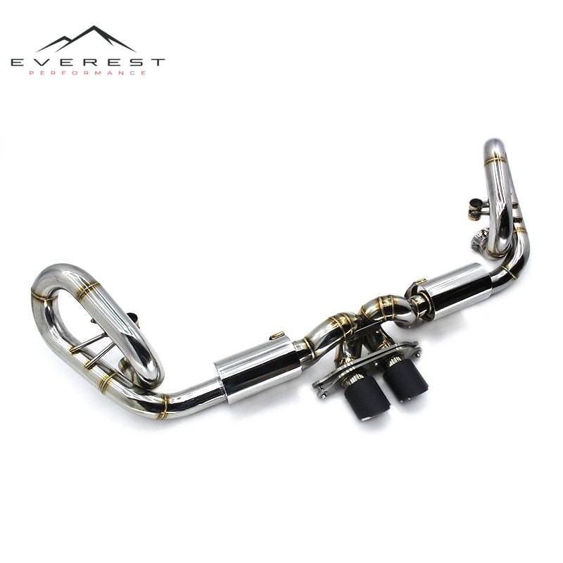 For Porsche 911 991 991.1 991.2 GT3 3.8T 2010-2016 Dual Muffler Tips SUS304 Stainless Steel Performance Catback